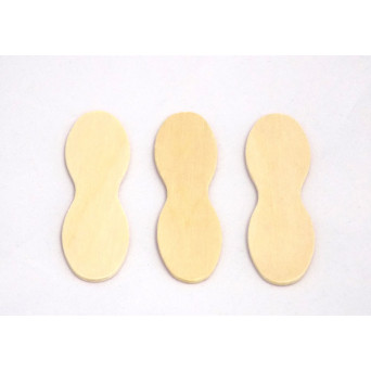 3'' Wooden Ice Cream Tasting Spoons (1000 PCS)