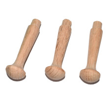 2-1/2" Oak Medium Shaker Pegs (100 PCS)