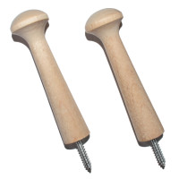 7/8" x 3" Birch Shaker Peg with Screw (50 PCS) 7/8" x 3" Birch Shaker Peg with Screw (50 PCS)