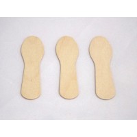 Perfectware 5'' Unwrapped Wooden Ice Cream,Yogurt,Gelato Spoon 250ct