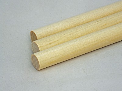 1/2'' x 48'' Wooden Poplar Dowels (50 pieces)