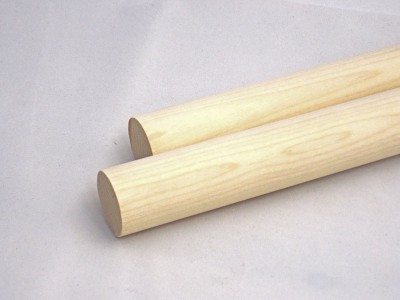 1/2'' x 36'' Wooden Hickory Dowel