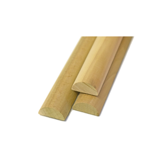 3/8" x 36" Half Round Poplar (10 pieces)