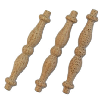 3-1/2" Oak Spindle (10 pcs)
